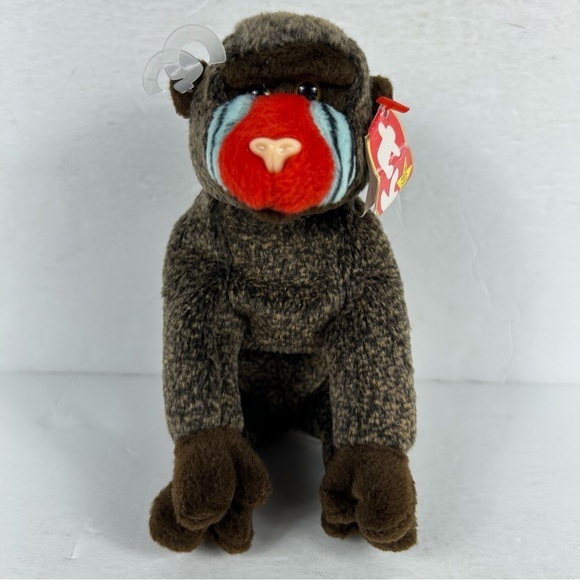 Ty Other - NWT Ty Beanie Babies Cheeks the Baboon May 18, 1999 Retired Vintage New Tags